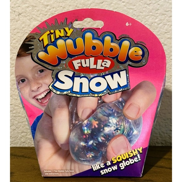Other - Tiny Wubble Fulla Snow Globe Sensory NEW Squishy Fidget  Ball 6+ SAME DAY SHIP